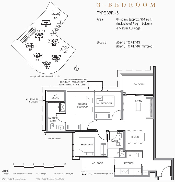 Parc Clematis Floor Plans . 3 Bedroom in Elegance Range