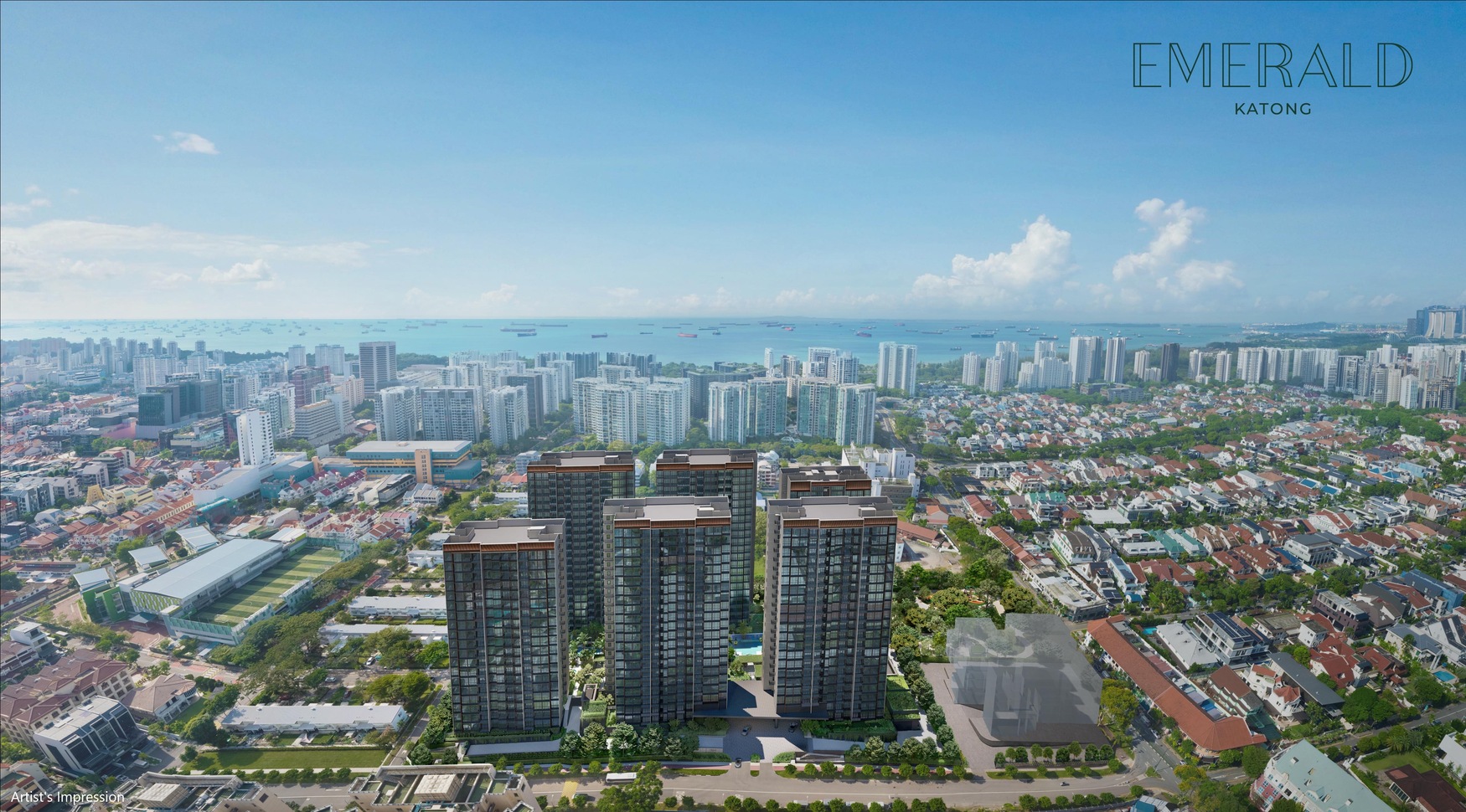Emerald of Katong Condominium . Singapore's East Coast Region