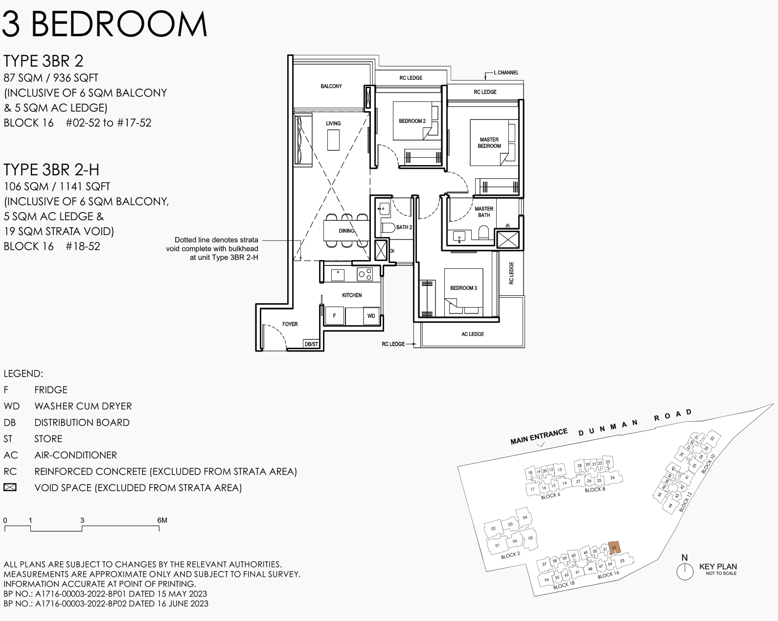 Grand Dunman Floor Plans . 3 Bedroom
