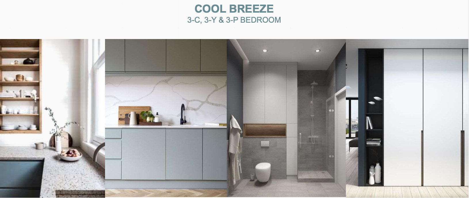 New Yishun EC . Cool Breeze Colour Scheme for 3 Bedroom Units