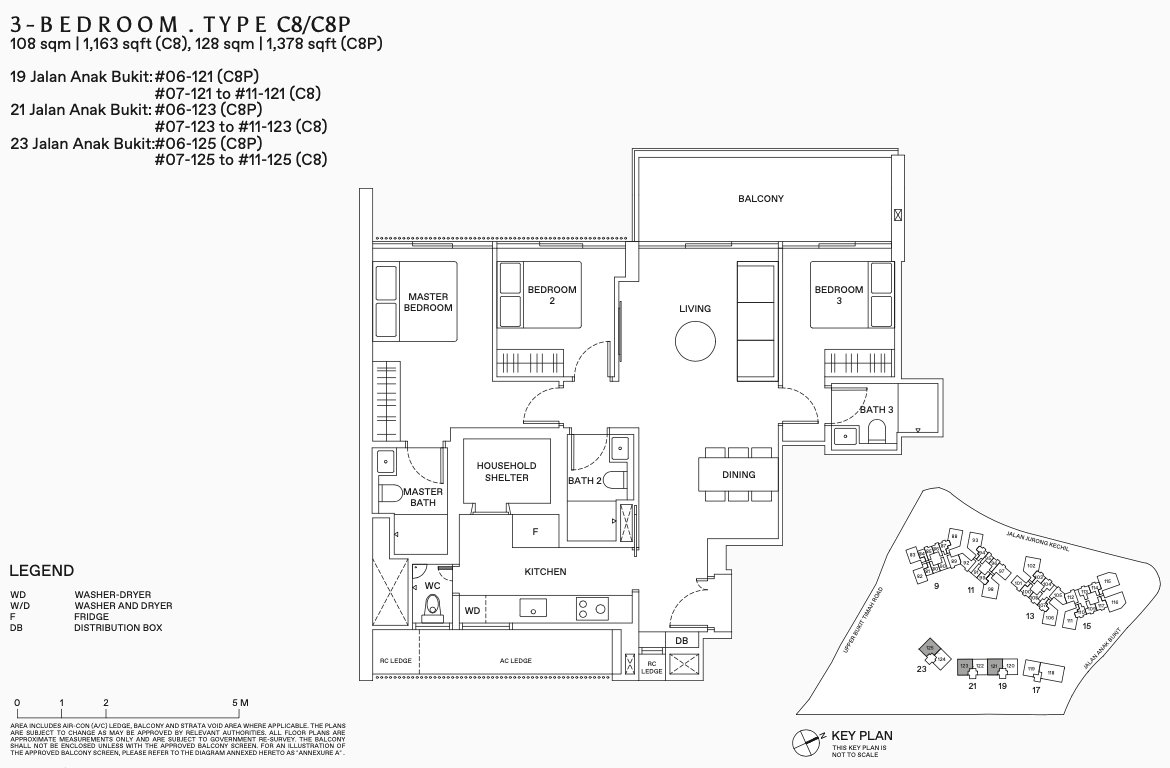 Reserve Residence Floor Plan . Creekside Collection 3 Bedroom Type C8