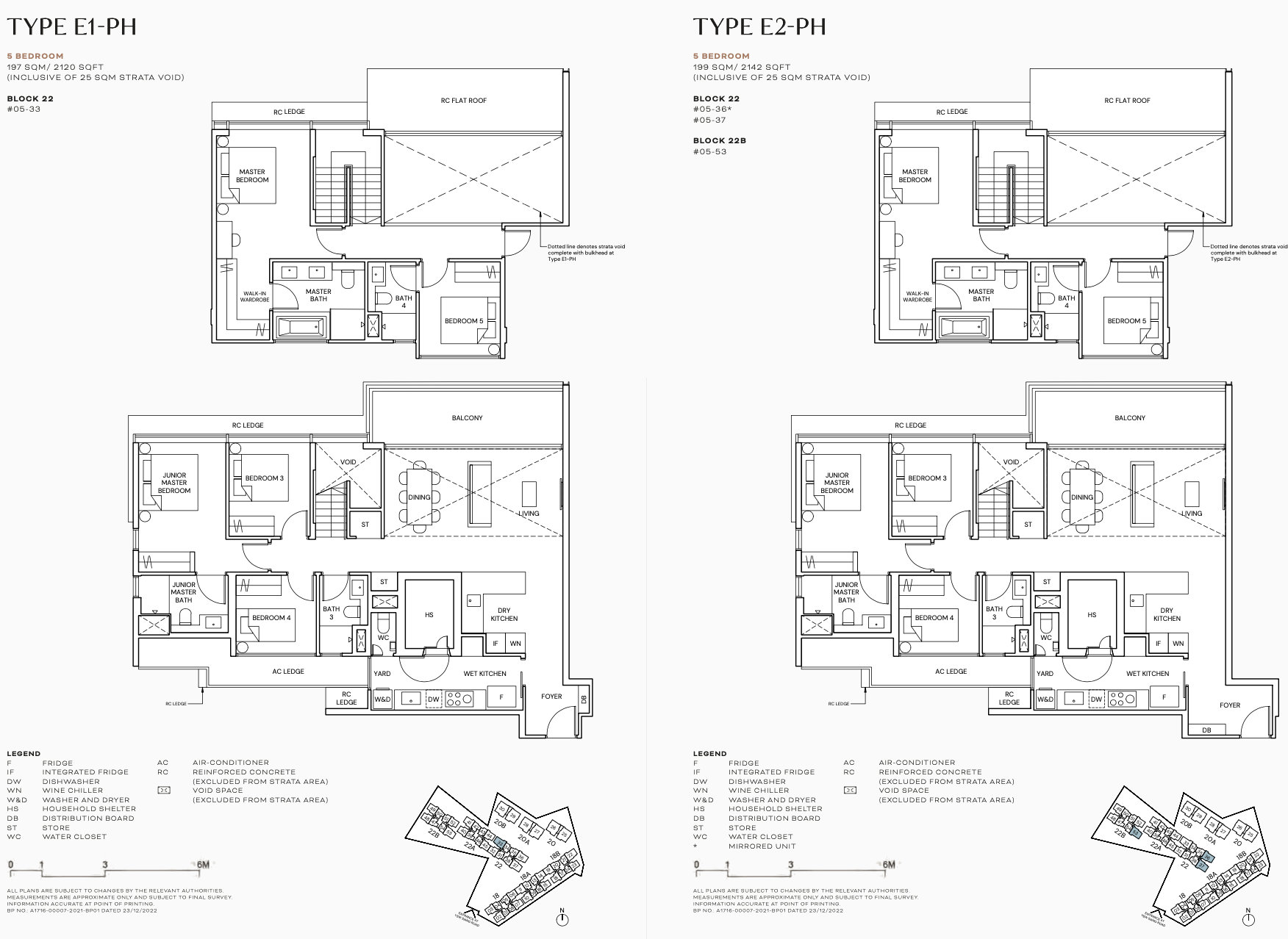 Terra Hill Condo Floor Plan . 5 Bedroom Penthouse