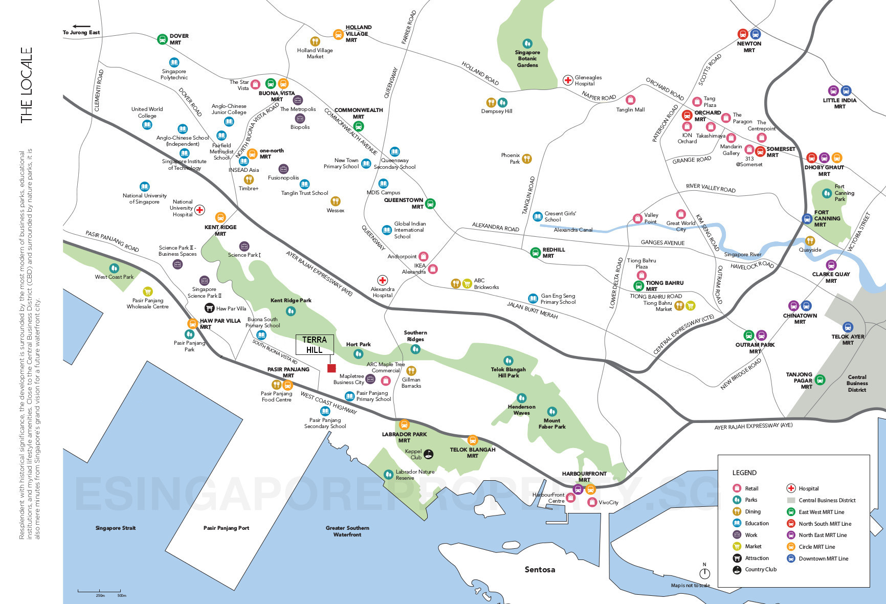 Terra Hill Location Map . Neighbourhood & Amenities