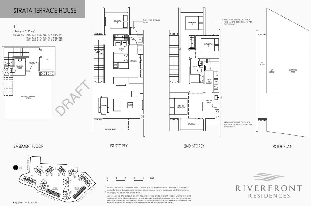Riverfront Residences Condo · Showflat · Brochure Floor Plans