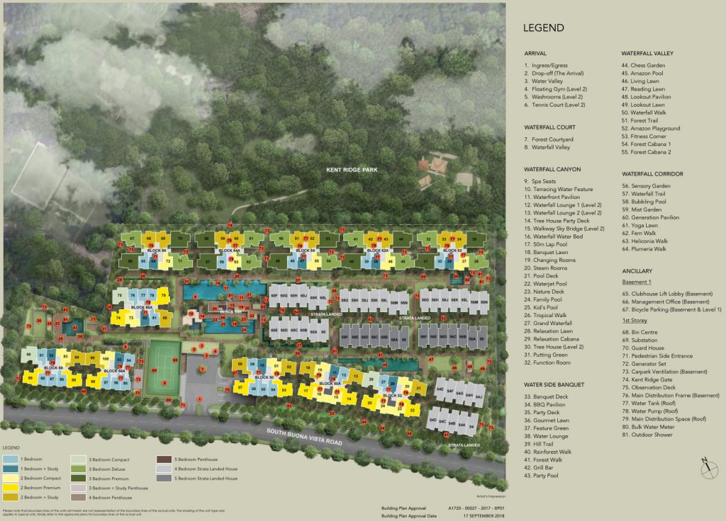 Kent Ridge Hill Residences · Brochure Floor Plan