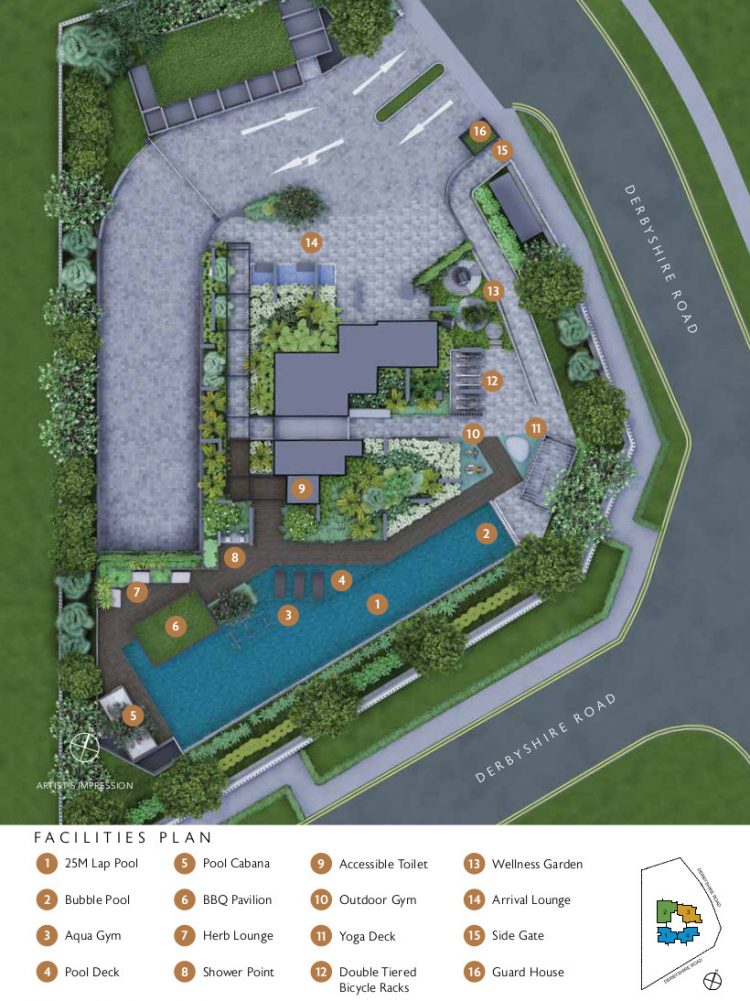 Fyve Derbyshire Condo ·Showflat · 5 Derbyshire Floor Plan Price